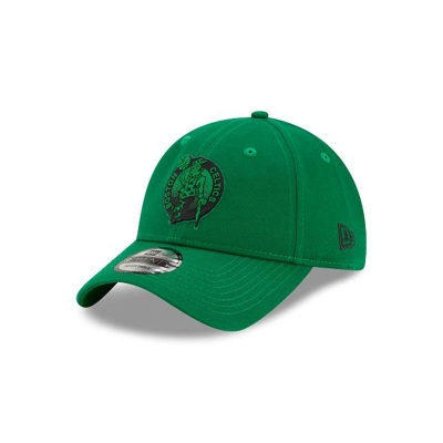 Boston Celtics Gorra | New Era NBA Back Half 9twenty Adjustable Cap Mexico - Verdes